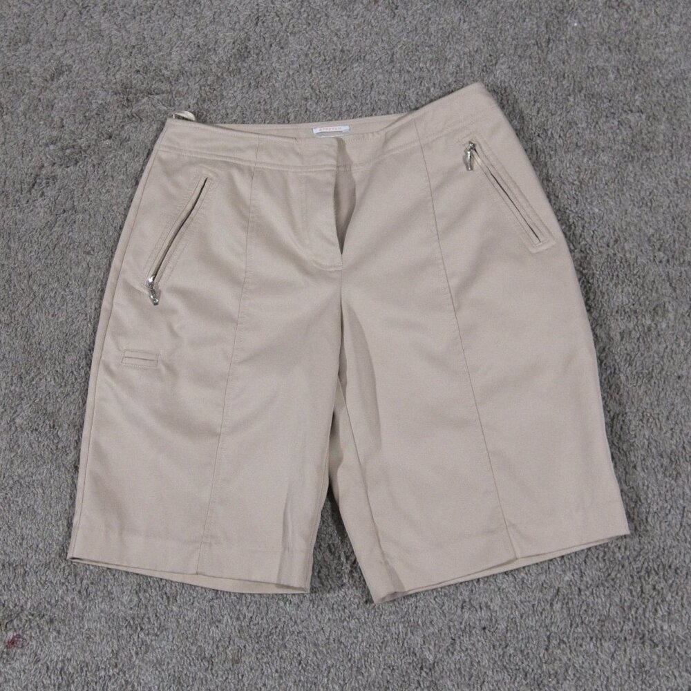 IZOD tan shorts, size 4